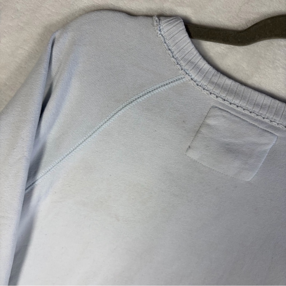 AMERICAN EAGLE 90’s y2k Neon Daisy Graphic Spell Out Logo Lived In Sweatshirt M - Picture 6 of 9